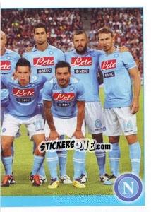 Figurina Squadra/2 (Napoli) - Calciatori 2011-2012 - Panini