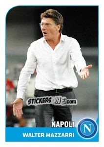 Sticker Walter Mazzarri - Calciatori 2011-2012 - Panini