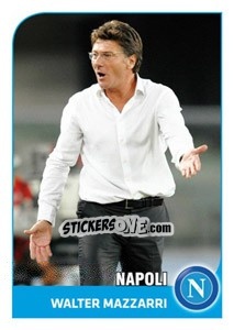 Sticker Walter Mazzarri - Calciatori 2011-2012 n. 320 - Panini