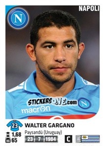 Sticker Walter Gargano - Calciatori 2011-2012 - Panini