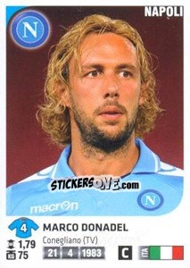 Sticker Marco Donadel - Calciatori 2011-2012 - Panini