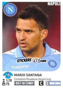 Sticker Mario Santana - Calciatori 2011-2012 n. 331 - Panini