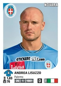 Sticker Andrea Lisuzzo - Calciatori 2011-2012 - Panini