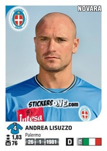 Sticker Andrea Lisuzzo - Calciatori 2011-2012 n. 345 - Panini
