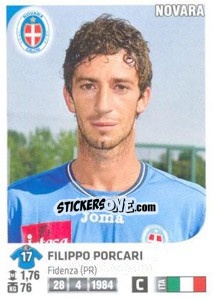 Sticker Filippo Porcari - Calciatori 2011-2012 n. 352 - Panini