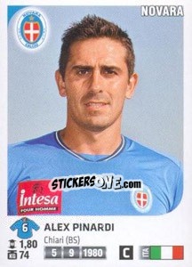 Sticker Alex Pinardi - Calciatori 2011-2012 n. 353 - Panini