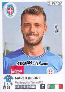 Figurina Marco Rigoni - Calciatori 2011-2012 - Panini