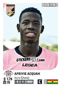 Sticker Afriyie Acquah - Calciatori 2011-2012 n. 375 - Panini