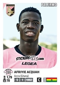 Cromo Afriyie Acquah - Calciatori 2011-2012 - Panini