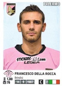 Cromo Francesco Della Rocca - Calciatori 2011-2012 - Panini