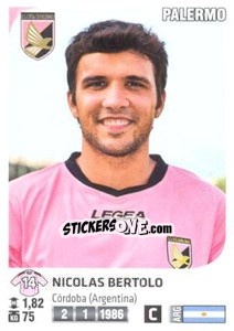 Figurina Nicolas Bertolo - Calciatori 2011-2012 - Panini