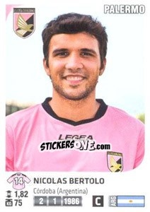 Cromo Nicolas Bertolo - Calciatori 2011-2012 n. 378 - Panini