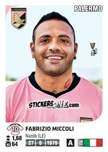 Sticker Fabrizio Miccoli - Calciatori 2011-2012 - Panini