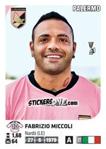 Sticker Fabrizio Miccoli - Calciatori 2011-2012 n. 382 - Panini