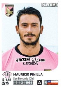 Cromo Mauricio Pinilla - Calciatori 2011-2012 n. 384 - Panini