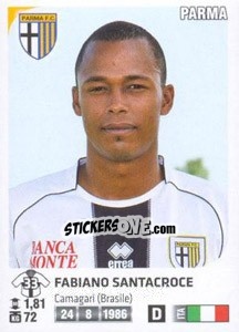 Sticker Fabiano Santacroce - Calciatori 2011-2012 - Panini