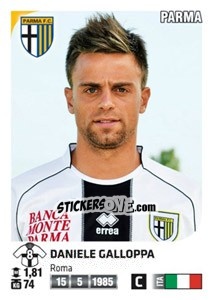 Cromo Daniele Galloppa - Calciatori 2011-2012 - Panini