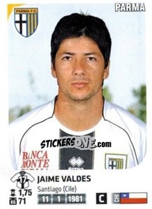 Figurina Jaime Valdes - Calciatori 2011-2012 - Panini