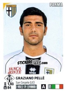 Sticker Graziano Pellè - Calciatori 2011-2012 n. 407 - Panini