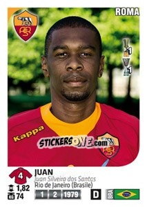 Sticker Juan - Calciatori 2011-2012 n. 418 - Panini