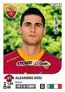Sticker Aleandro Rosi - Calciatori 2011-2012 n. 419 - Panini