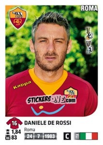 Sticker Daniele De Rossi - Calciatori 2011-2012 n. 421 - Panini