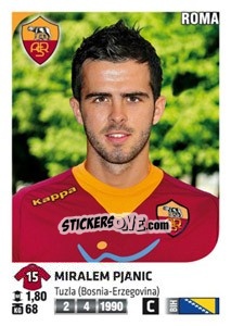 Sticker Miralem Pjanic - Calciatori 2011-2012 - Panini