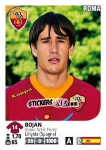 Sticker Bojan Krkic - Calciatori 2011-2012 - Panini