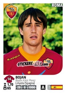 Sticker Bojan Krkic - Calciatori 2011-2012 n. 429 - Panini