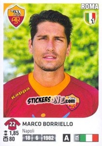 Sticker Marco Borriello - Calciatori 2011-2012 n. 431 - Panini