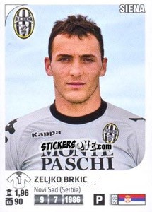 Sticker Zeljko Brkic - Calciatori 2011-2012 n. 434 - Panini