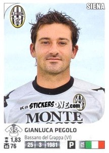 Sticker Gianluca Pegolo - Calciatori 2011-2012 n. 435 - Panini