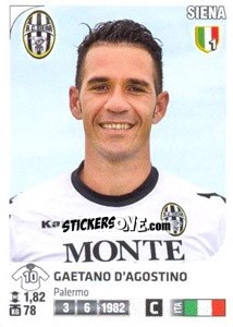 Sticker Gaetano D'agostino - Calciatori 2011-2012 n. 448 - Panini