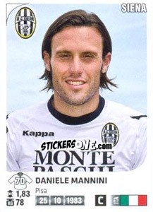 Sticker Daniele Mannini - Calciatori 2011-2012 n. 451 - Panini