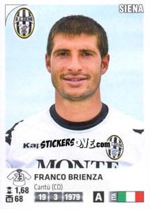 Sticker Franco Brienza - Calciatori 2011-2012 n. 453 - Panini
