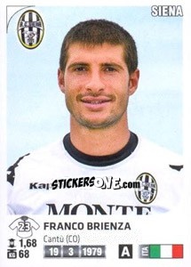 Cromo Franco Brienza - Calciatori 2011-2012 - Panini