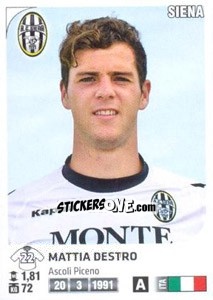 Sticker Mattia Destro - Calciatori 2011-2012 - Panini
