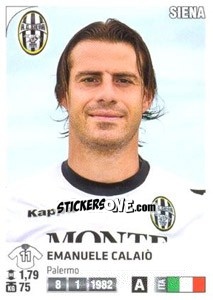 Sticker Emanuele Calaiò - Calciatori 2011-2012 n. 456 - Panini