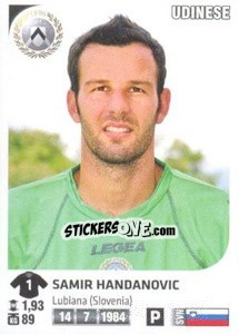 Figurina Samir Handanovic - Calciatori 2011-2012 - Panini