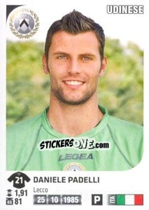 Sticker Daniele Padelli - Calciatori 2011-2012 - Panini