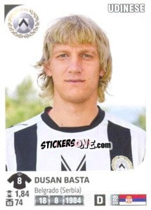 Sticker Dusan Basta - Calciatori 2011-2012 - Panini