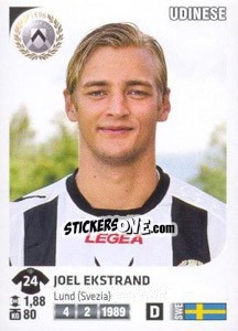Sticker Joel Ekstrand - Calciatori 2011-2012 n. 468 - Panini