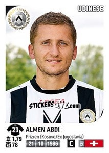Figurina Almen Abdi - Calciatori 2011-2012 n. 476 - Panini