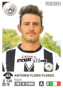 Cromo Antonio Floro Flores - Calciatori 2011-2012 - Panini