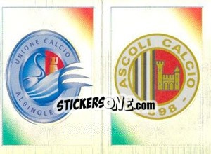 Sticker Scudetto (Albinoleffe - Ascoli) - Calciatori 2011-2012 n. 481 - Panini