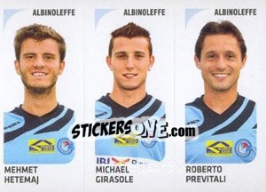 Sticker Mehmet Hetemaj / Michael Girasole / Roberto Previtali - Calciatori 2011-2012 n. 487 - Panini