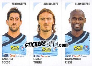 Sticker Andrea Cocco / Omar Torri / Karamoko Cissé - Calciatori 2011-2012 n. 488 - Panini
