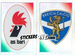 Sticker Scudetto (Bari - Brescia) - Calciatori 2011-2012 n. 496 - Panini