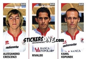 Sticker Alessandro Crescenzi / Rivaldo / Kamil Kopunek - Calciatori 2011-2012 n. 500 - Panini