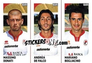 Sticker Massimo Donati / Andrea De Falco / Mariano Bogliacino - Calciatori 2011-2012 n. 501 - Panini